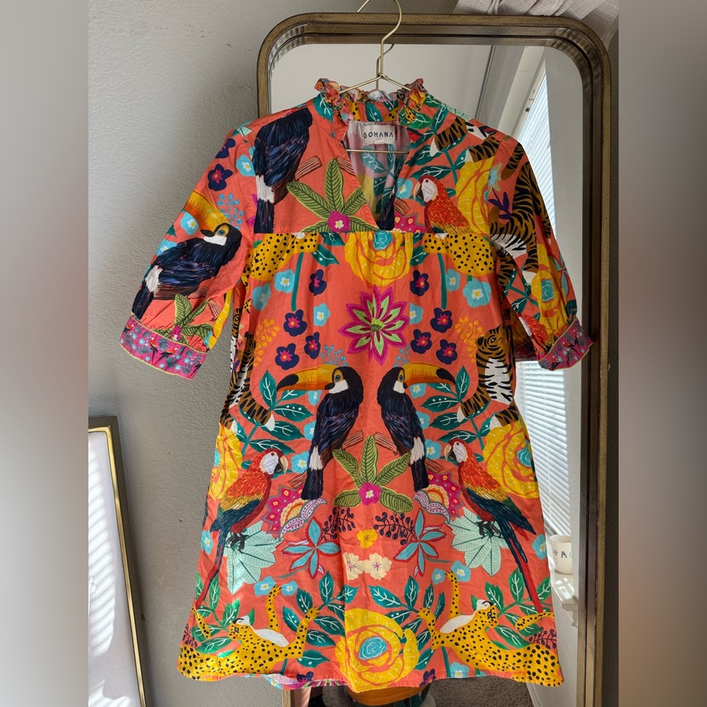 SOHANA TROPICAL DRESS!